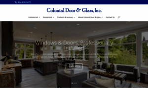 Colonialdoorandglassinc.com thumbnail