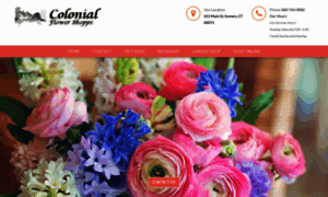 Colonialflowershoppe.com thumbnail