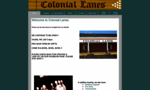 Coloniallanesbowling.com thumbnail