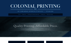 Colonialprintingonline.net thumbnail