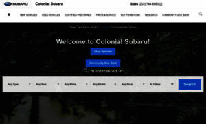 Colonialsubaruct.com thumbnail