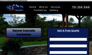 Coloradoconcretecontractor.com thumbnail