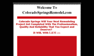 Coloradospringshomeimprovements.blinkweb.com thumbnail