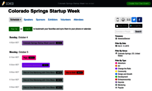 Coloradospringsstartupweek2015.sched.org thumbnail