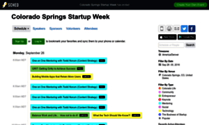 Coloradospringsstartupweek2016.sched.org thumbnail