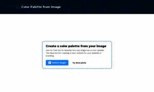 Colorpalettefromimage.com thumbnail