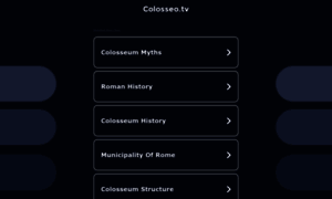 Colosseo.tv thumbnail