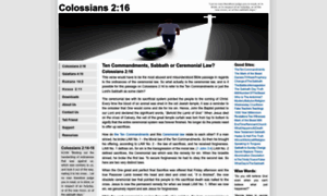 Colossians-2-16.com thumbnail