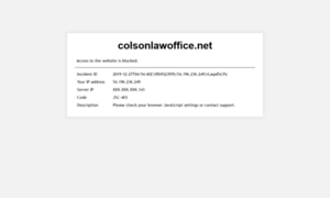 Colsonlawoffice.net thumbnail