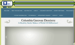 Columbiagatewaydentistry.mydentalvisit.com thumbnail