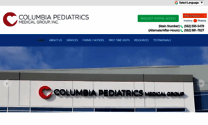 Columbiapediatrics.com thumbnail