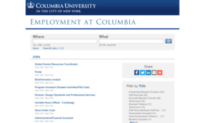 Columbiauniversity.jobs thumbnail