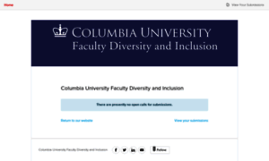 Columbiauniversityfacultydiversityandinclusion.submittable.com thumbnail