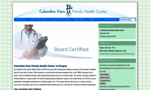 Columbiaviewclinic.com thumbnail