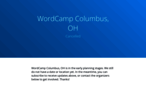 Columbus.wordcamp.org thumbnail