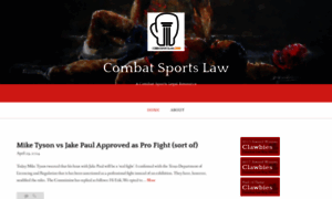 Combatsportslaw.com thumbnail