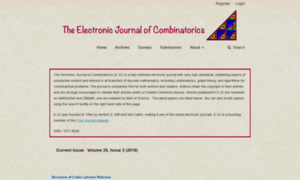 Combinatorics.org thumbnail
