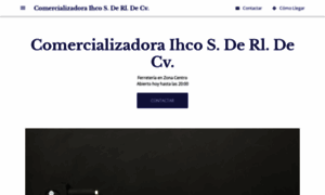 Comercializadora-ihco-s-de-rl-de-cv.negocio.site thumbnail