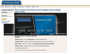 Comericaconveniencecard.com thumbnail