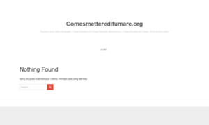 Comesmetteredifumare.org thumbnail