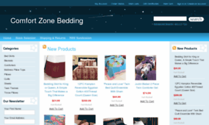 Comfortzonebedding.com thumbnail