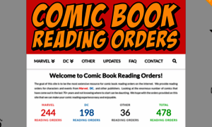 Comicbookreadingorders.com thumbnail