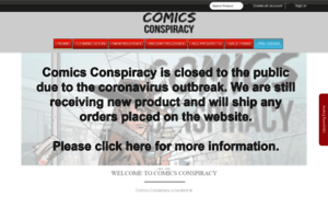 Comicsconspiracy.comicretailer.com thumbnail
