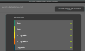 Comitedelogistica.net thumbnail