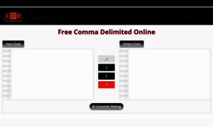 Commadelimitedonline.com thumbnail