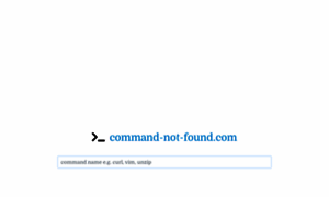 Command-not-found.com thumbnail