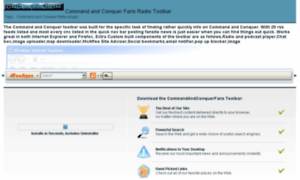 Commandandconquerfans.myradiotoolbar.com thumbnail