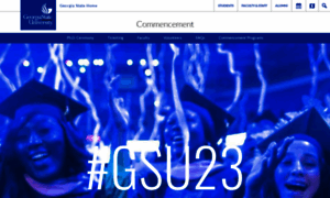Commencement.gsu.edu thumbnail