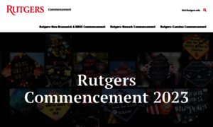 Commencement.rutgers.edu thumbnail