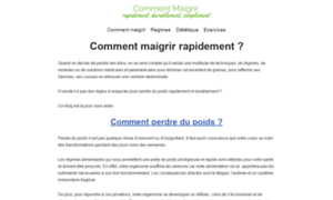 Commentmaigrir-rapidement.fr thumbnail