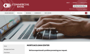 Commercialbank.mortgagewebcenter.com thumbnail