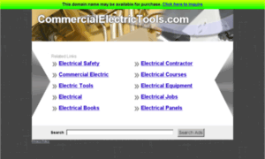 Commercialelectrictools.com thumbnail