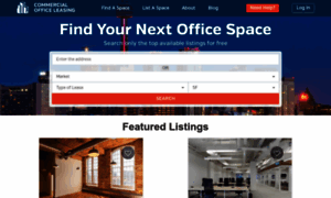 Commercialofficeleasing.com thumbnail