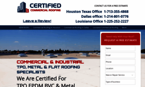 Commercialrooferhouston.com thumbnail