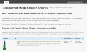 Commercialsteamcleanerreviews.com thumbnail