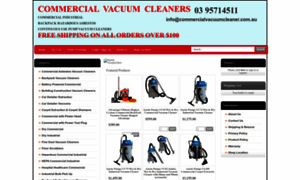 Commercialvacuumcleaner.com.au thumbnail