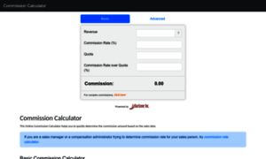 Commission-calculator.com thumbnail