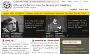 Commissionerdisabilitiesup.in thumbnail