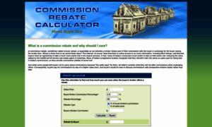 Commissionrebatecalculator.com thumbnail