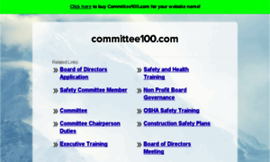 Committee100.com thumbnail