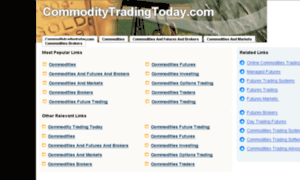 Commoditytradingtoday.com thumbnail