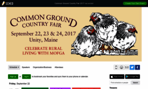 Commongroundcountryfair2017.sched.com thumbnail