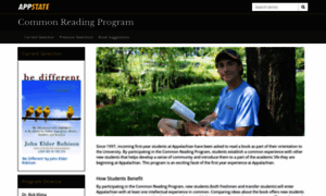 Commonreading.appstate.edu thumbnail