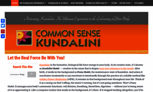 Commonsensekundalini.com thumbnail