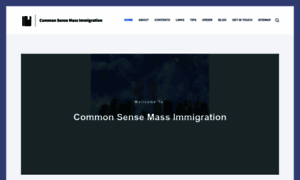 Commonsenseonmassimmigration.us thumbnail