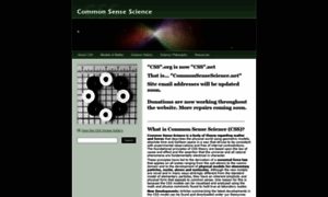 Commonsensescience.net thumbnail